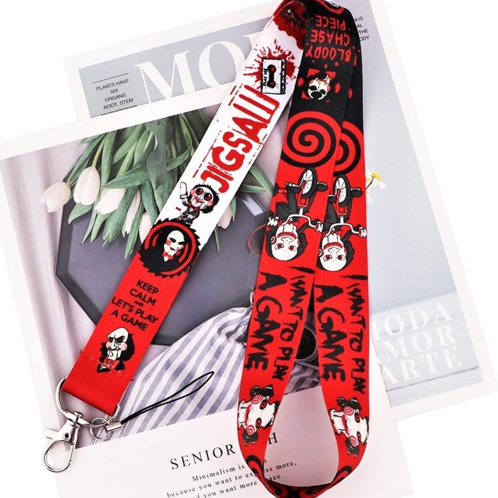 SAW - Horror Movie Lanyard ... I Want To Play A Game !